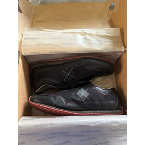 Medium Footwear Alchemistlux Sneaker Mens Size 12 Black Red Stitch Casual Shoes